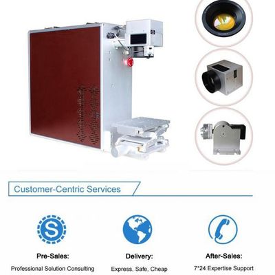 Máquina portátil de la marca del laser de la fibra 20w del FDA 0.01m m
