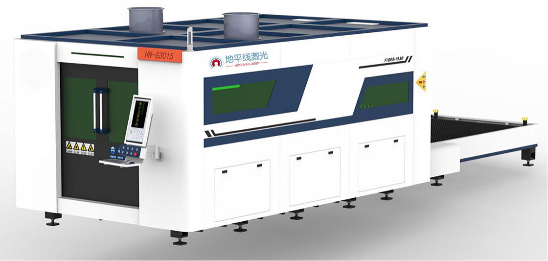 tabla del intercambio de la cortadora del laser de la fibra del CNC de 1500W 4000W IPG max 3015 con la cubierta