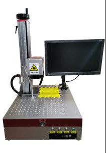 máquina ULTRAVIOLETA de la marca del laser de 200kHz 7000m m con el teclado