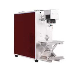 máquina portátil de la marca del laser 20W para el metal, el Etcher del laser del PDA para el metal