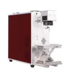 máquina portátil de la marca del laser 20W para el metal, el Etcher del laser del PDA para el metal
