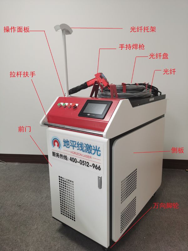 Refrigeración por agua 1080nm de la soldadora de laser del PDA del IEC 2000W
