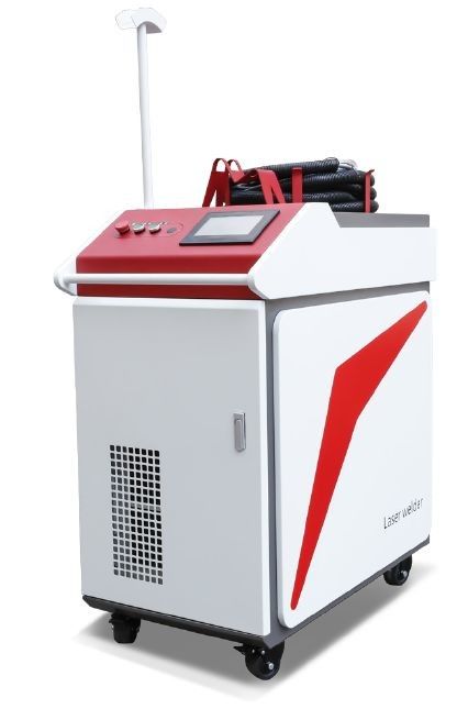 Punto ajustable portátil del soldador 1000W 1500W del laser del péndulo doble