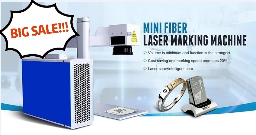 metal 10.64um de escritorio del control de la máquina EZCAD de la marca del laser de la fibra 30W